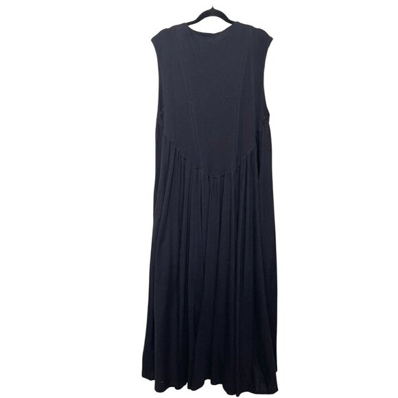 Free People Madelyn Midi Dress Black Sleeveless Small New Without Tag - Picture 6 of 12